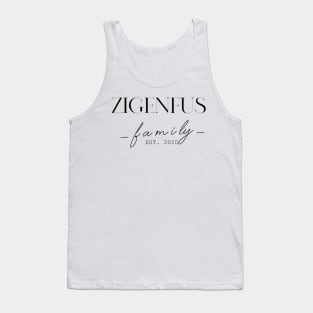 Zigenfus Family EST. 2020, Surname, Zigenfus Tank Top